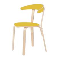 Stol Ellen, formpressad björk, laminat sits & rygg