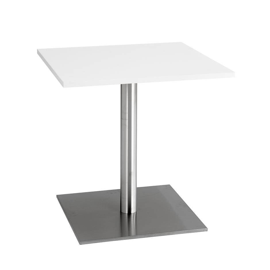 Soffbord Verona, 600 x 600 mm, rostfritt