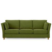 3-sitssoffa Dante, tyg, bredd 2290 mm, ben oljad ek