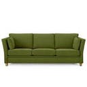 3-sitssoffa Dante, tyg, bredd 2290 mm, ben oljad ek