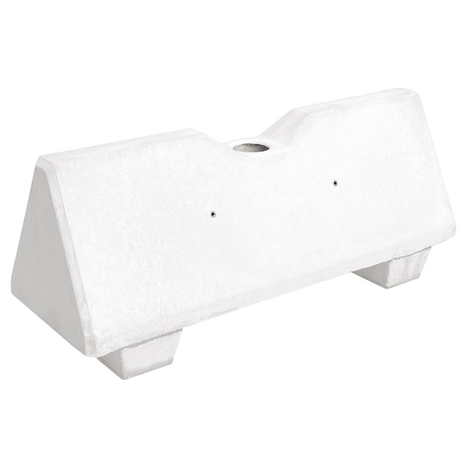 Betongsugga med 70 mm hål, B1090 x H450 x D390 mm, Vit