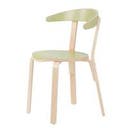 Stol Ellen, formpressad björk, laminat sits & rygg