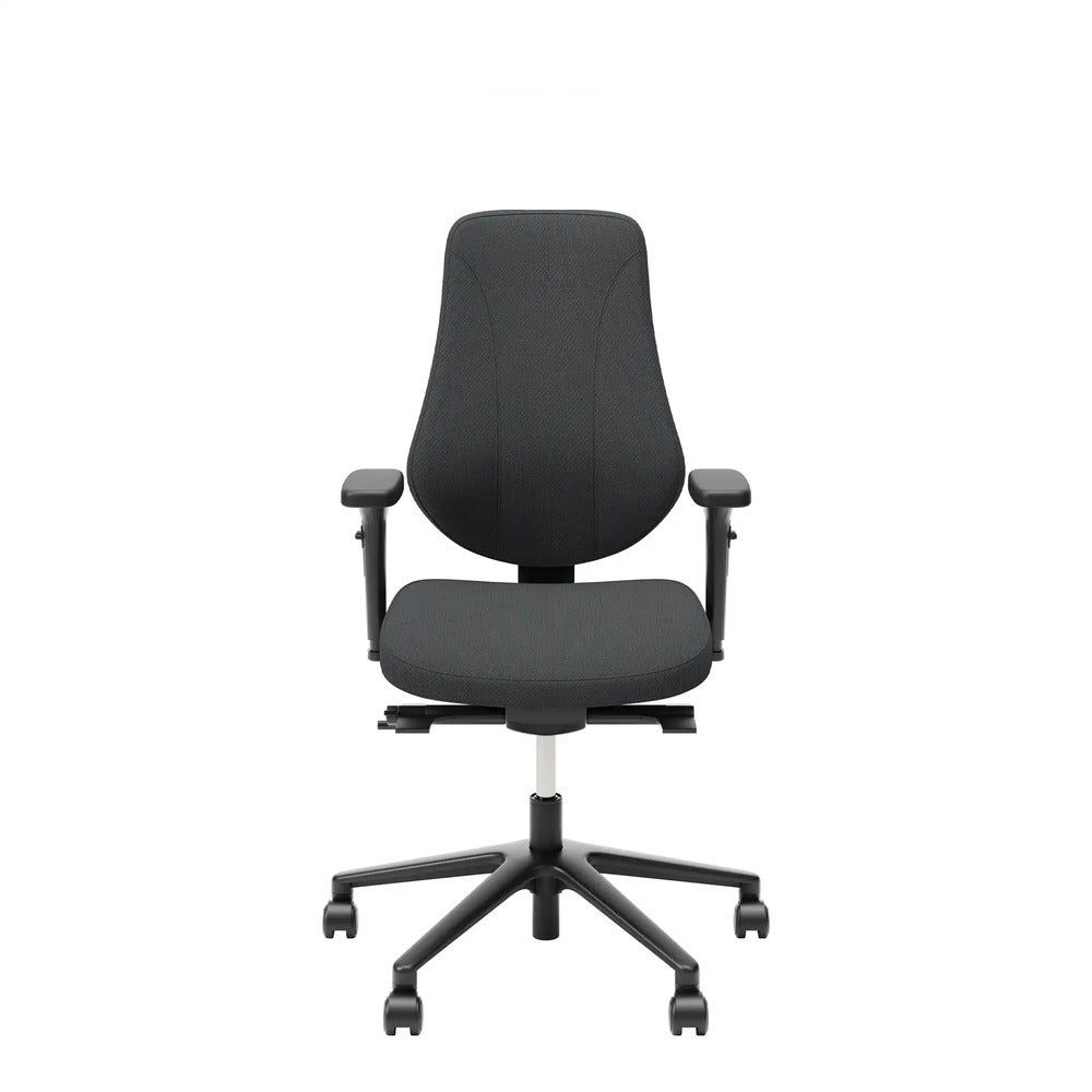 Kontorsarbetsstol Surf Freefloat, hög rygg, armstöd, sitthöjd 45-58 cm