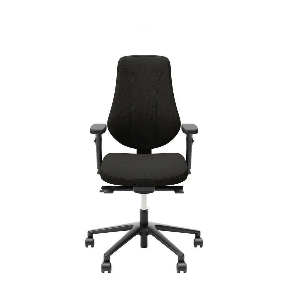 Kontorsarbetsstol Surf Freefloat, hög rygg, armstöd, sitthöjd 45-58 cm