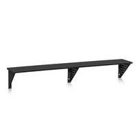 Sittbänk Kumi, Vägghängd, längd 2000 mm, Svart laminat