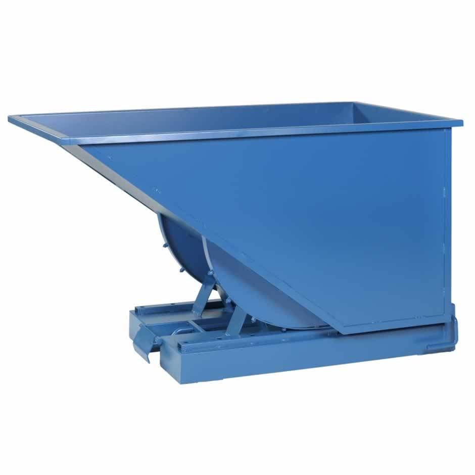 Tipplåda 150l med standardfärg blå, L815xB760xH580 mm