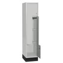 Skolskåp SMT, sockel, 2x1 Z-dörr, skåpbredd 300 mm, 300x550x1892 mm, klinka
