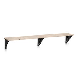 Sittbänk Kumi, Vägghängd, längd 2000 mm, Lackad furu