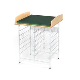Skötbord Fast 80, skiva 800x800 mm, höjd 900mm