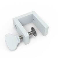 Bordsbeslag Ease, för Bordsskärm Edge, toppmontering (skärmhöjd 400 mm), par