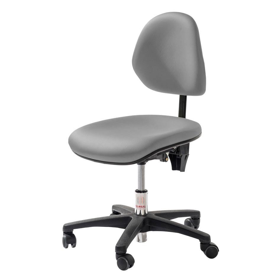 Arbetsstol Luna, konstläder, sits- och ryggvinkling, höjdinställning 320-440 mm