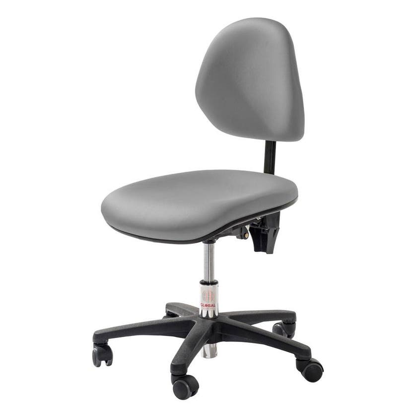 Arbetsstol Luna, konstläder, sits- och ryggvinkling, höjdinställning 320-440 mm