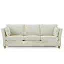 3-sitssoffa Dante, tyg, bredd 2290 mm, ben oljad ek