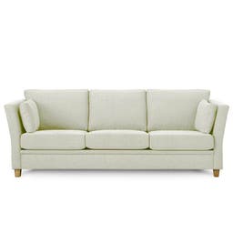 3-sitssoffa Dante, tyg, bredd 2290 mm, ben oljad ek