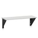 Sittbänk Kumi, Vägghängd, längd 1000 mm, Ljusgrå laminat