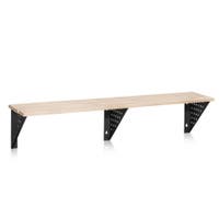 Sittbänk Kumi, Vägghängd, längd 1500 mm, Lackad furu