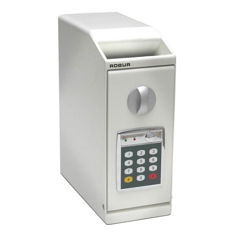 Deponeringsbox med elektroniskt kodlås samt tidsfördröjning, B120xD250xH300 mm