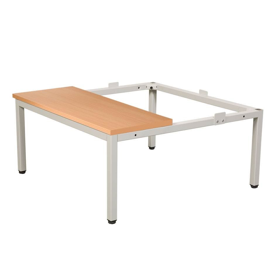 Sittbänksstativ till Z-skåp, passar bredd 800 mm, 405x800x750 mm