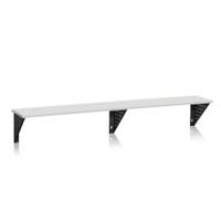 Sittbänk Kumi, Vägghängd, längd 2000 mm, Ljusgrå laminat