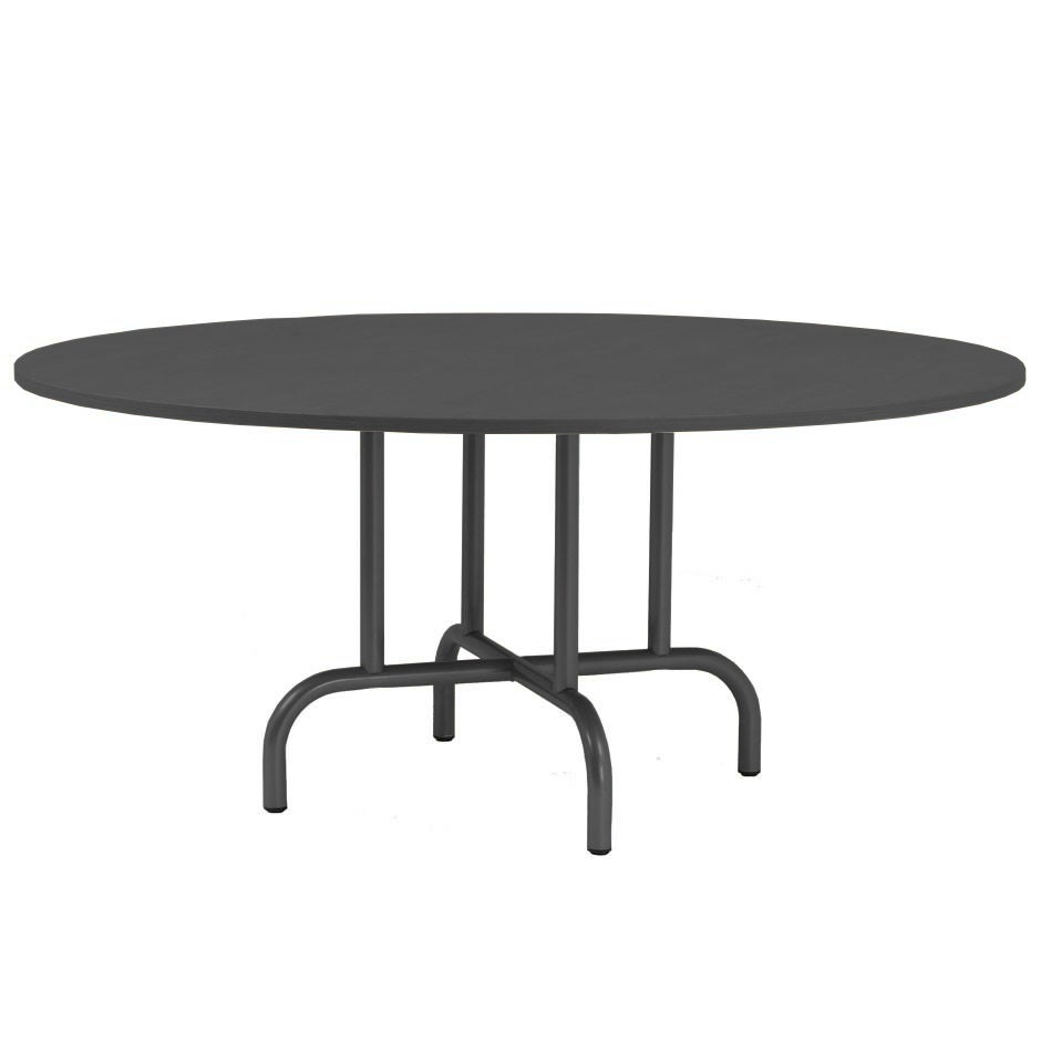 Bord maximum, runt 1600 mm, höjd 720 mm, lackerat underrede