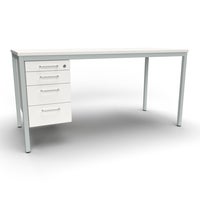 Lärarbord Teach med 1 st hurts, 1300x650 mm