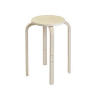 Pall Wood, sitthöjd 530 mm, Hpl-sits, formpressad björk