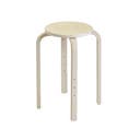 Pall Wood, sitthöjd 530 mm, Hpl-sits, formpressad björk