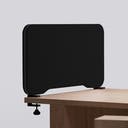 Bordsskärm Edge, 1200x400 mm, ljudabsorberande, klädd i tyg