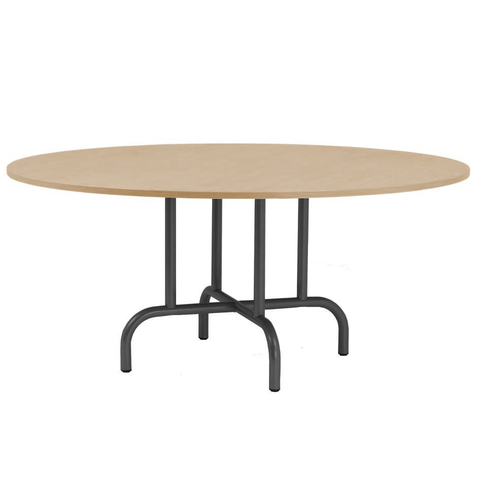 Bord maximum, runt 1600 mm, höjd 720 mm, lackerat underrede
