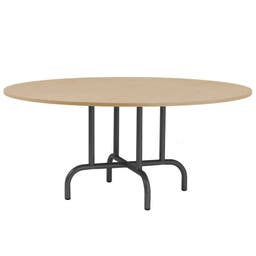 Bord maximum, runt 1600 mm, höjd 720 mm, lackerat underrede