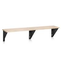 Sittbänk Kumi, Vägghängd, längd 1500 mm, Lackad furu