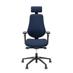 Kontorsarbetsstol Surf Freefloat, hög rygg, armstöd och nackstöd, sitthöjd 45-58 cm