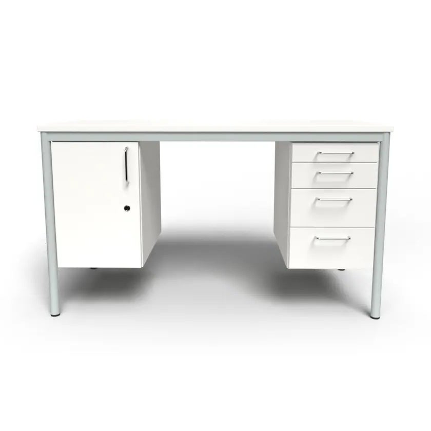 Lärarbord Teach med 1 hurts & 1 skåp, 1500x650 mm