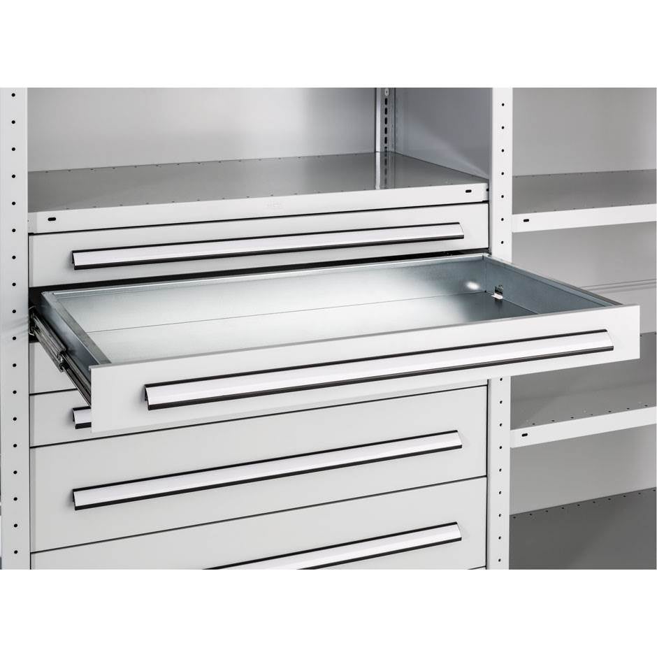 Låda Meta Quick Plus, B1000 x D500 x H200 mm, Lackerad
