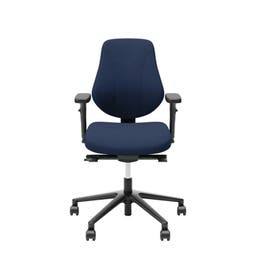 Kontorsarbetsstol Surf Freefloat, mellanhög rygg, armstöd, sitthöjd 45-58 cm