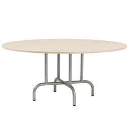 Bord maximum, runt 1600 mm, höjd 720 mm, lackerat underrede