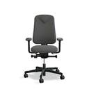 Arbetsstol Höganäs 280 Small med hög rygg och 4D armstöd, stor ställbarhet, tyg Select