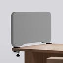 Bordsskärm Edge, 1600x400 mm, ljudabsorberande, klädd i tyg