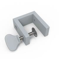 Bordsbeslag Ease, för Bordsskärm Edge, toppmontering (skärmhöjd 400 mm), par