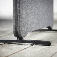 T-fot Edge Arc, längd 360 mm, ställbar, Svart