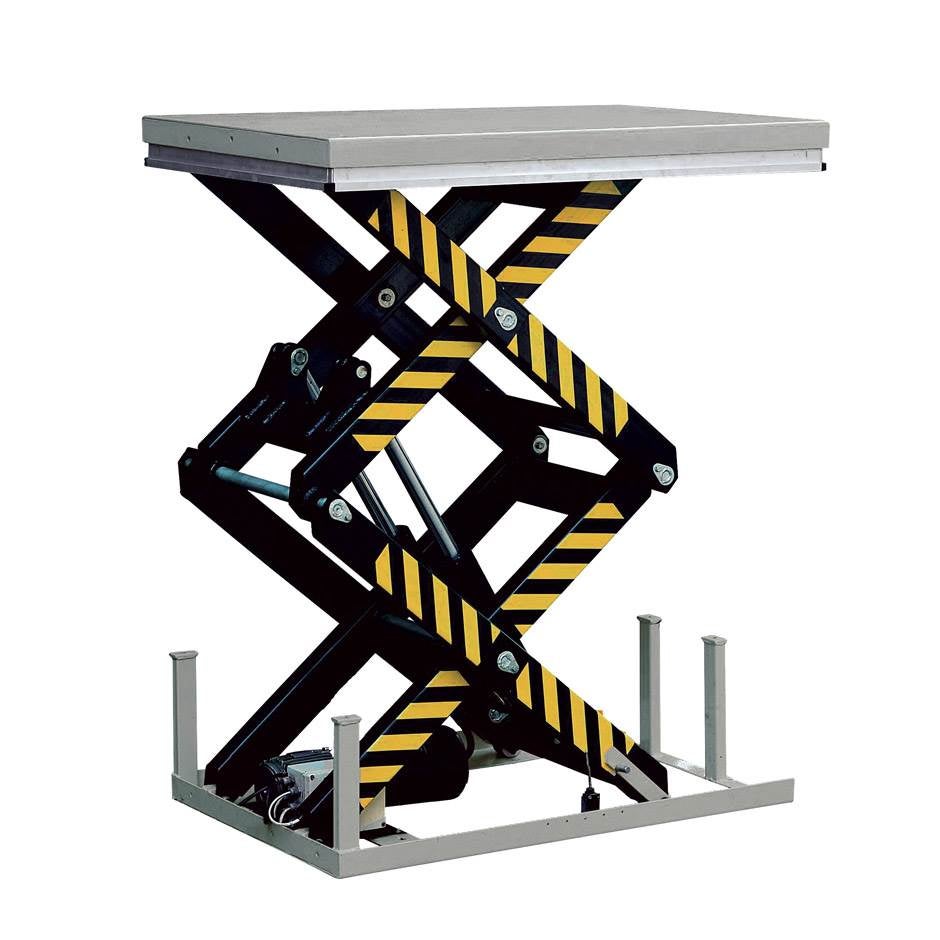 Lyftbord höjdsax HD, lyfthöjd 400-2050 mm, 1700x1200 mm, 4000 kg