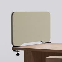 Bordsskärm Edge, 1200x400 mm, ljudabsorberande, klädd i tyg