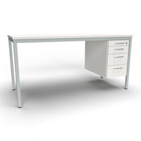 Lärarbord Teach med 1 st hurts, 1300x650 mm