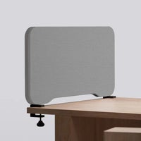 Bordsskärm Edge, 800x400 mm, ljudabsorberande, klädd i tyg