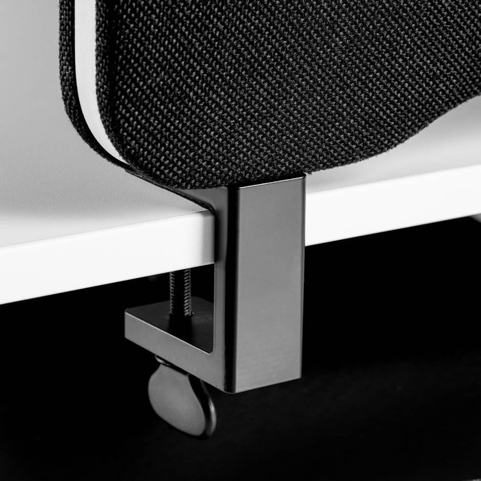 Bordsbeslag Ease, för Bordsskärm Edge, toppmontering (skärmhöjd 400 mm), par