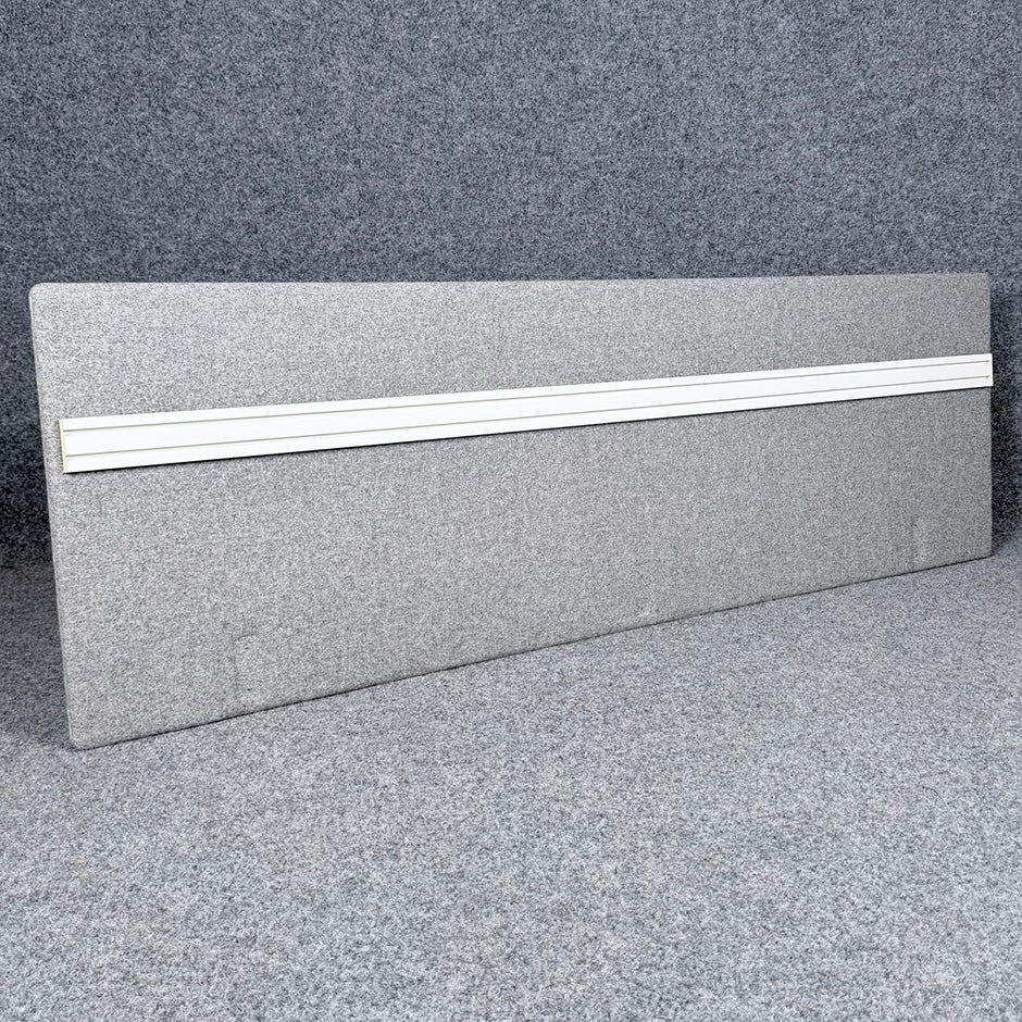 Bordsskärm Glimakra, 2000x640 mm, grå