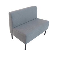 Soffa Vega, låg rygg, 900 mm, Ljusgrå