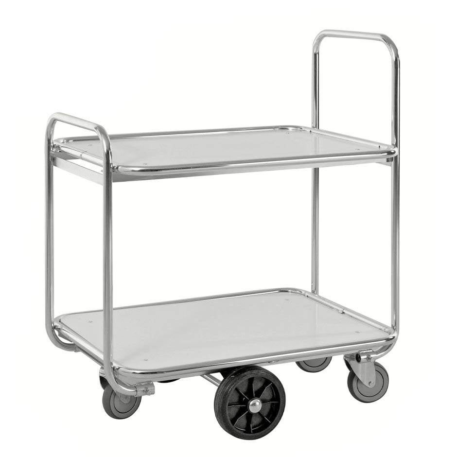 Plockvagn Jordan, 2 plan, 1300x630x1100 mm, kap. 300 kg, elförzinkad, laminat