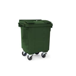 Avfallsbehållare 400l , 4-hjuliga, hjuldiameter 160 mm, vikt 30 kg