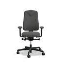 Arbetsstol Höganäs 280 Small med hög rygg och 4D armstöd, stor ställbarhet, tyg Select